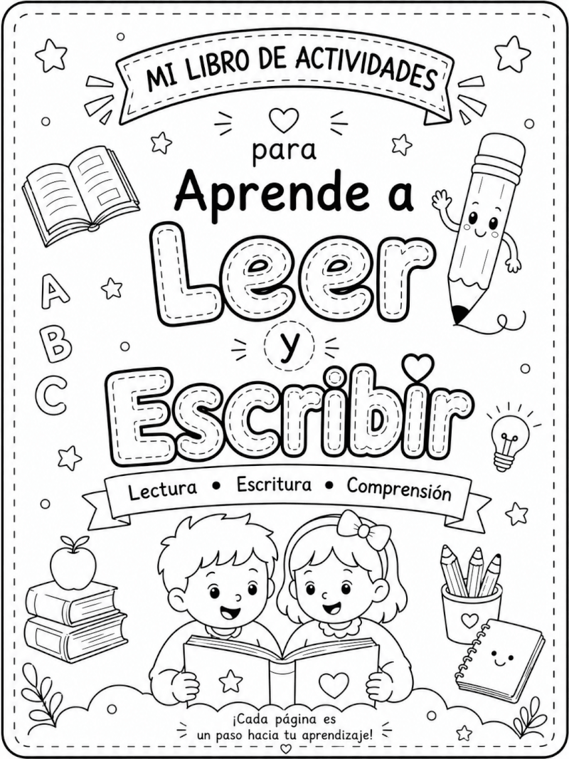 Aprende a Leer y Escribir – Mi Primer Cuaderno de Lectoescritura