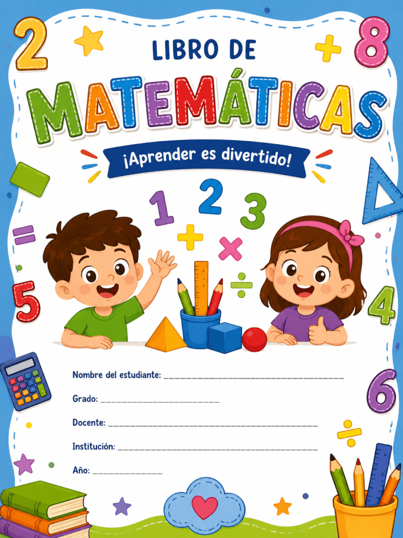 El Libro de Matemáticas ¡Donde Aprender es Divertido!