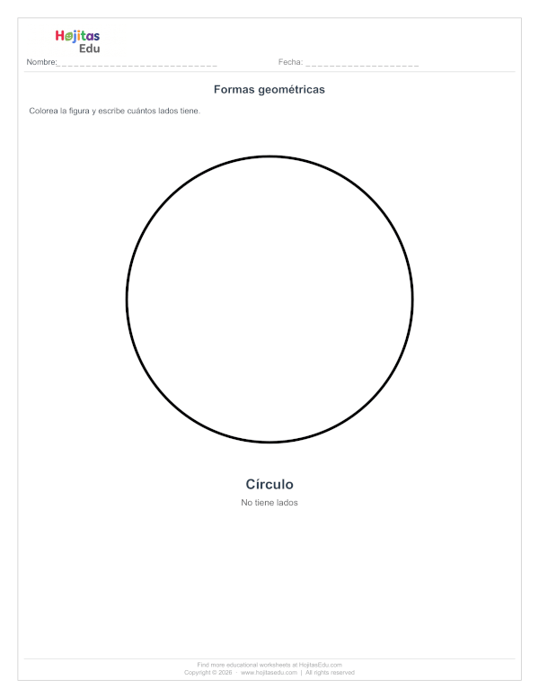 Conozco el Círculo — Figura Geométrica sin Lados