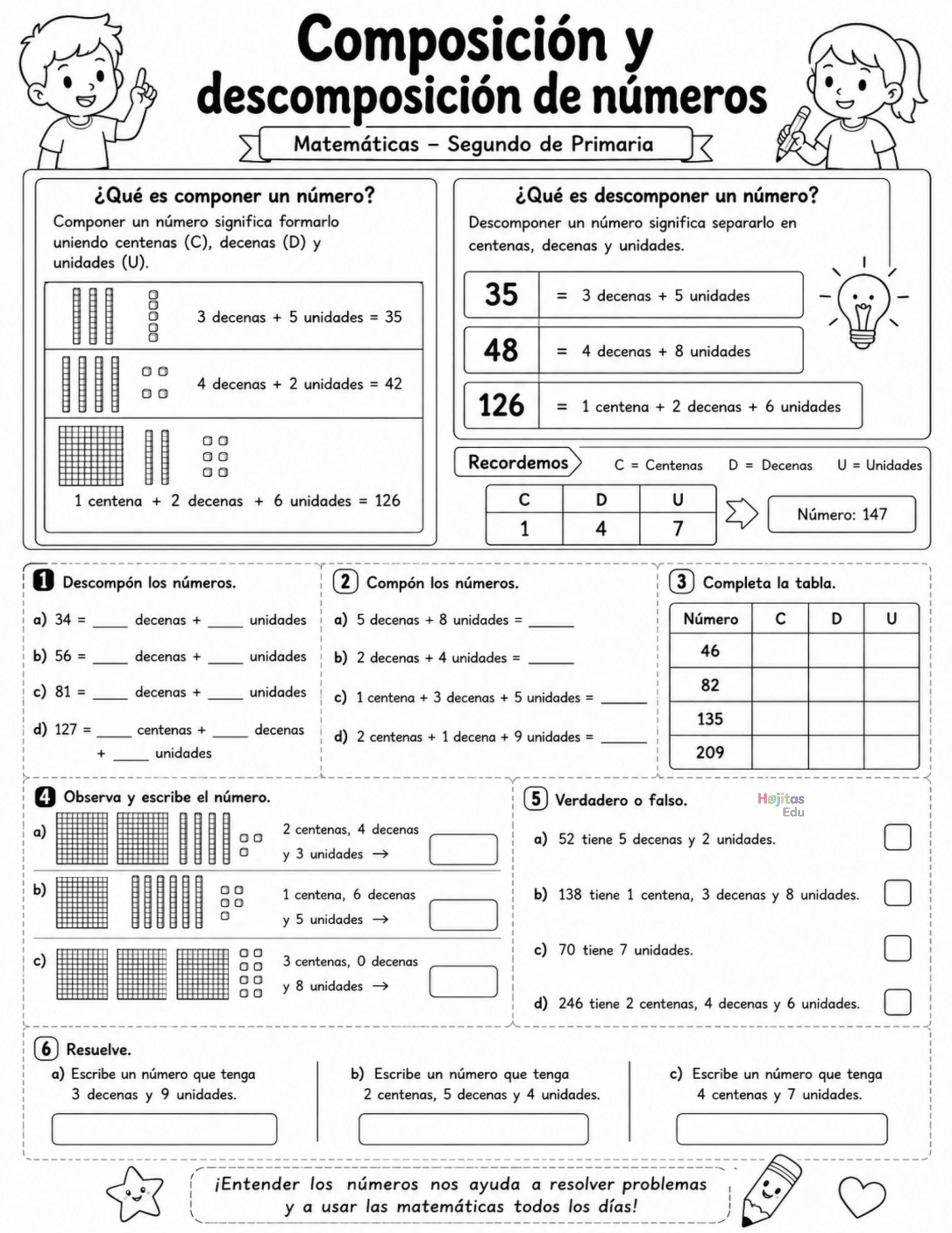 Composición y Descomposición de Números