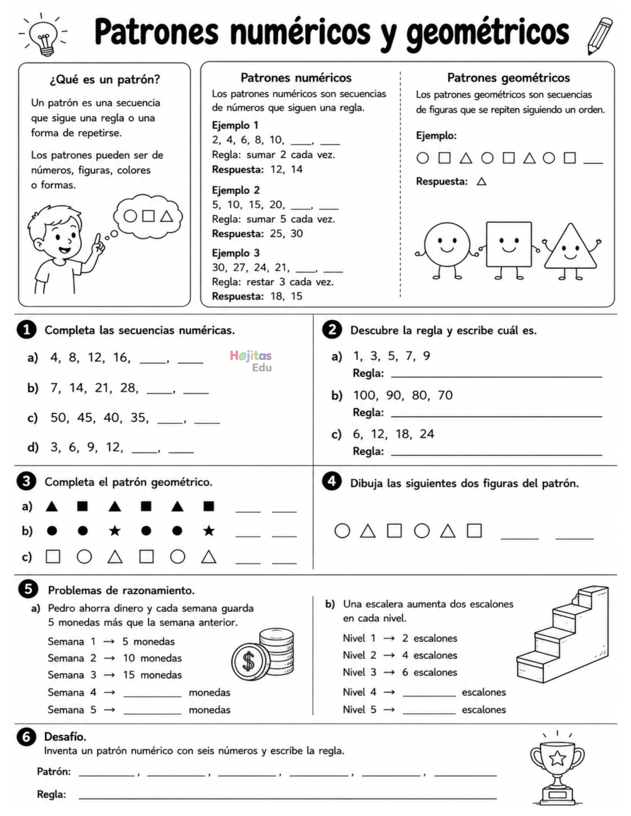 Patrones Numéricos y Geométricos